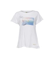 Biggdesign Faces Happy Kadın T-Shirt (Beyaz)
