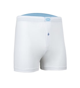 Bsm Erkek Kemerli Pamuk Boxer 13404 (Beyaz)