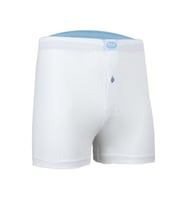 Bsm Erkek Kemerli Pamuk Boxer 13404 (Beyaz)