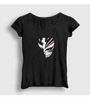 Presmono Kadın Siyah Mask Anime Bleach T-Shirt 128060tt