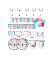 Mıss Catt Kedi Temalı Doğum Günü Seti 8 Kişilik M04