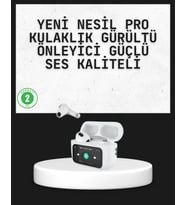Akıllı Sensörlü Su Geçirmez Bluetooth Kulaklık Güçlü Batarya Ve Bass (Çok Renkli)