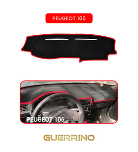 PEUGEOT 106 TORPİDO KORUMA HALISI KIRMIZI KENAR