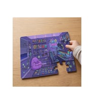 Oyun Odası Tasarımlı 24 Parça Ahşap Çocuk Puzzle