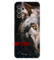 Samsung Galaxy M14 Kılıf Silikon Desen Özel Seri Wolf Eyes 1758