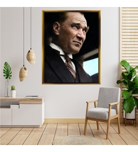 ÇERÇEVELİ ATATÜRK TABLO S100