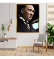 ÇERÇEVELİ ATATÜRK TABLO S100