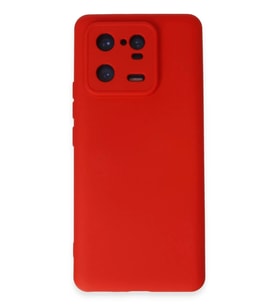 Durukar® Mi 13 Pro Kılıf Nano içi Kadife Silikon - Kırmızı