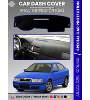 SKODA OCTAVİA (2001-2004) Torpido Örtüsü Ön Göğüs Halı Torpido Koruma Birebir Uyum Kaymaz UV Koruma