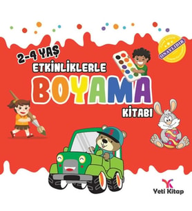 Etkinliklerle Boyama Kitabı 1 - (2-4 Yaş)