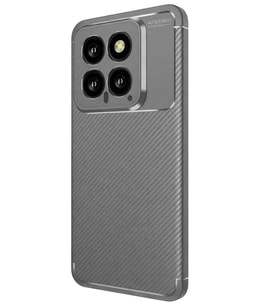 Mey İthalat® Mi 14T Kılıf Auto Focus Karbon Kapak - Gri