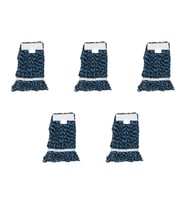 Cod-Ex Dar Islak Yedek Mop Paspas Başlığı - Pamuklu - Mavi - 17 Cm. - 450 Gram - 5 Adet