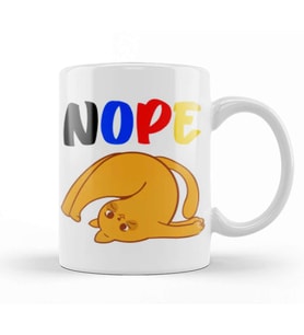 Funny Cat Lover Gifts For   Men Kids Kupa Bardak Porselen