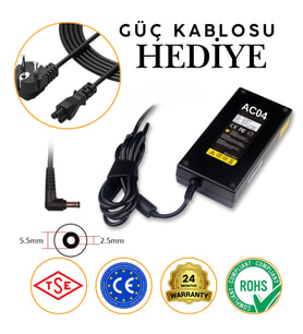 Acer KP.13503.004 ile Uyumlu Notebook Adaptör Şarj Cihazı (Siyah)