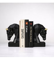 Doremcy Kübik At Başı Kitap Tutacağı Biblo 10x19 cm  Dekoratif Kitap Desteği  Gold – Gümüş – Siyah – Beyaz