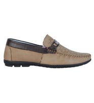 Tardelli 351V Nubuk %100 Deri Erkek Klasik Loafer Ayakkabı (Kum Beji)