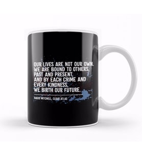Dystopian Our Lives Are Not Our Own Quote Kupa Bardak Porselen