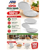 Anı Köpük Pizza Tabağı Light 100'lü