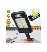 Uzaktan Kumandalı 160 Led Solar Bahçe Lambası