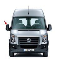 VW Crafter 2006-2016 Sağ Dikiz Aynası Kapağı Üst Kapak 2E1857516B