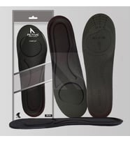 BC04  Yumuşak Memory Foam Ayakkabı Tabanı, Ekstra Konfor Ve Darbe Emici Rahat Iç Tabanlık (Siyah - Lila)