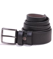 Dagoster DMK26-352 Siyah 4 cm Suni Deri Erkek Kemer