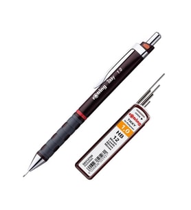 0.9 / 1.0 Mm Kahverengi Tikky Uçlu Kalem ve Uçu 1 Adet Rotring Kahverengi Versatil Kalem 1,0 Mm ve Ucu 1 Adet