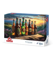 Art Puzzle Retro Bira Şişeleri 1000 Parça Puzzle