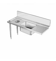 Electrolux Professional Konveyörlü Tip Bulaşık Makineleri İçin Evyeli Ve Boşaltma Delikli Ön Yıkama Tezgahı, Soldan>sağa, 1700 Mm BHRPTBH16L