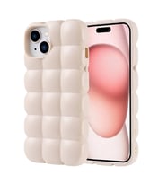 Apple iPhone 15 Kılıf Parlak Esnek Silikon Zore Dom Dom Kapak