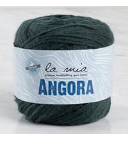 La Mia Angora 50Gr. Koyu Yeşil El Örgü İpi - L131 - 34215