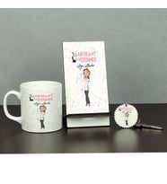 Laborant Veteriner Üçlü Set (Kupa + Telefon Standı + Anahtarlık)