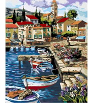Kordon Sayılarla Boyama Seti 50x65 cm (Tuvale Gerili)