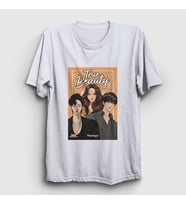 Presmono Unisex Beyaz Lim Ju Kyung True Beauty T-Shirt 475850tt