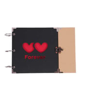 Forever Albüm Kilitli Kalp Modeli Resim Çerçeveli Hediyelik (Karışık)