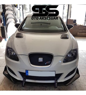 Seat Leon Mk2 Uyumlu Piano Black Kaput Üstü Havalandırma Izgarası