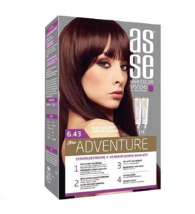 Asse Hair Color System Saç Boyası Koyu Kumral Bakır Dore No: 6.43