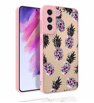 Samsung Galaxy S21 FE Kılıf Desenli Parlak Nora Kapak