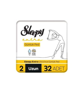 Sleepy Extra Ultra İnce Günlük Ped Uzun 32'li