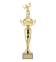 ODAK KUPA - Figürlü Kupalar - Voleybol Kadın Figürlü Kupalar FG-076 A - 55 cm