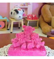 Dekoratif Mum (Pembe)