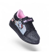 Prokids 4120 Syh-Pmp Kız Çocuk Sneaker Spor Ayakkabı (Siyah)