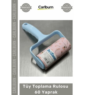 Özel Üretim Pratik Ergonomik Yapışkanlı Kedi Köpek Kıyafet Tiftik Tüy Toplama Rulosu 60 Yaprak