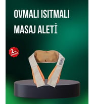 Ovmalı Isıtmalı Masaj Aleti Bel Boyun Omuz İçin Profesyonel Masaj Keyfi