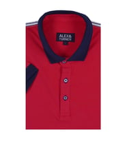 Erkek Düz Kısa Kollu  Polo T-shirt (Kırmızı)