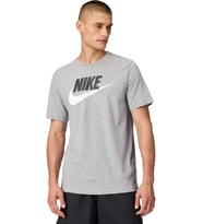 M Nsw Tee Icon Ft Pamuklu Erkek Gri Spor Tişört