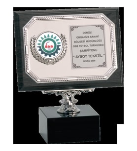 ODAK KUPA - Ahşap Plaketler - PL-048 B - 15x20 cm