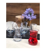 Demet 6 Parça Çay Bardağı (Şeffaf)