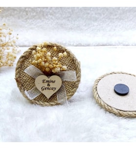 30 Adet Hasır Magnet Nikah Magnetleri-