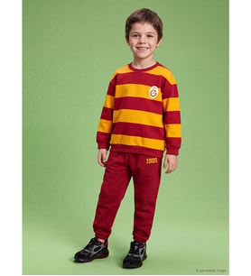 LCW Kids Kırmızı Galatasaray Erkek Çocuk Eşofman Takım